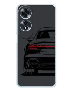 Чехол для OPPO A60 5G с картинкой «Задняя часть Audi — арт»