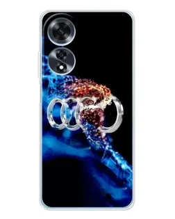 Чехол для OPPO A60 5G с картинкой «Энергия лого Audi»