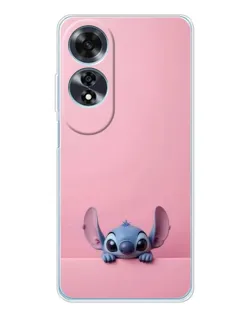 Чехол для OPPO A60 5G с картинкой «Stitch выглядывает»