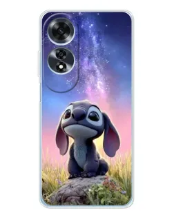 Чехол для OPPO A60 5G с картинкой «Стич на рассвете»
