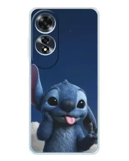 Чехол для OPPO A60 5G с картинкой «Стич в облаках»