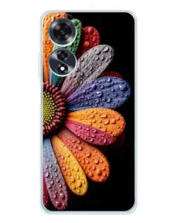 Чехол для OPPO A60 5G с картинкой «Радужный цветок» Чехол для OPPO A60 5G с картинкой «Радужный цветок»