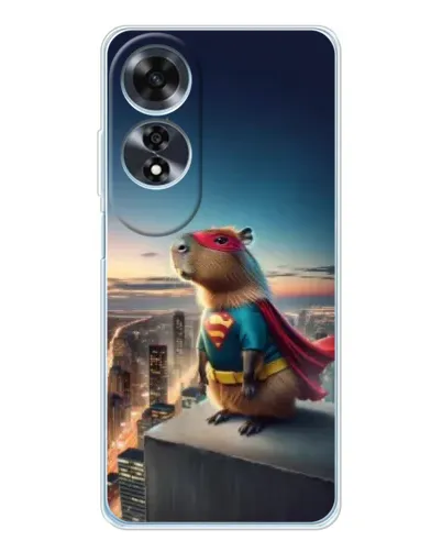 Чехол для OPPO A60 5G с картинкой «Капи-мен супергерой» Чехол для OPPO A60 5G с картинкой «Капи-мен супергерой»
