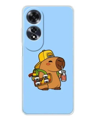 Чехол для OPPO A60 5G с картинкой «Капибара на скейте» Чехол для OPPO A60 5G с картинкой «Капибара на скейте»