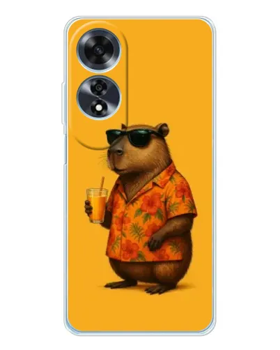 Чехол для OPPO A60 5G с картинкой «Капибара на отдыхе» Чехол для OPPO A60 5G с картинкой «Капибара на отдыхе»