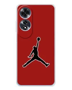 Чехол для OPPO A60 с картинкой «Jordan Red Back» Чехол для OPPO A60 с картинкой «Jordan Red Back»