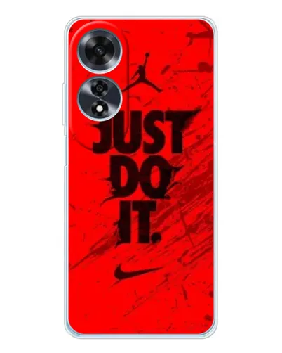 Чехол для OPPO A60 с картинкой «Nike Just Do It» Чехол для OPPO A60 с картинкой «Nike Just Do It»