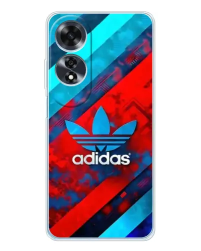 Чехол для OPPO A60 с картинкой «Абстракция Adidas» Чехол для OPPO A60 с картинкой «Абстракция Adidas»