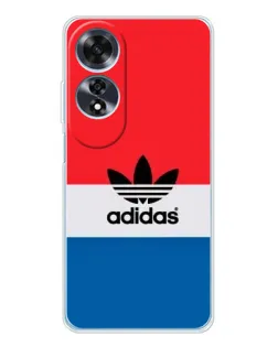 Чехол для OPPO A60 с картинкой «Ретро блоки Adidas»