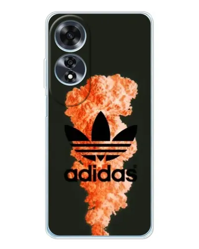 Чехол для OPPO A60 с картинкой «Оранжевый дым Adidas» Чехол для OPPO A60 с картинкой «Оранжевый дым Adidas»