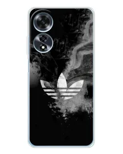 Чехол для OPPO A60 с картинкой «Абстрактный дым Adidas»