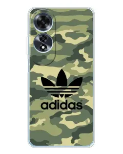 Чехол для OPPO A60 с картинкой «Милитари стиль Adidas»