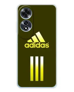 Чехол для OPPO A60 с картинкой «Оливковый градиент Adidas»
