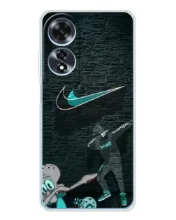 Чохол для OPPO A60 з картинкою «Спортивний арт Nike» Чохол для OPPO A60 з картинкою «Спортивний арт Nike»