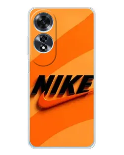 Чохол для OPPO A60 з картинкою «Помаранчевий драйв Nike» Чохол для OPPO A60 з картинкою «Помаранчевий драйв Nike»