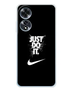 Чохол для OPPO A60 з картинкою «Текстовий принт Nike» Чохол для OPPO A60 з картинкою «Текстовий принт Nike»