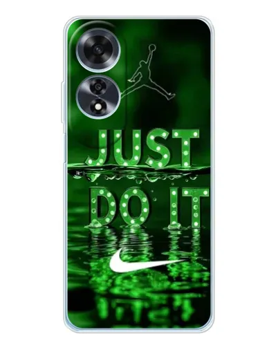 Чохол для OPPO A60 з картинкою «Зелений неоновий Nike» Чохол для OPPO A60 з картинкою «Зелений неоновий Nike»