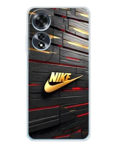 Чохол для OPPO A60 з картинкою «Золотий Nike на металі» Чохол для OPPO A60 з картинкою «Золотий Nike на металі»