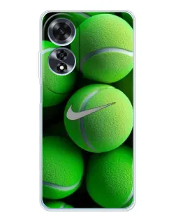 Чохол для OPPO A60 з картинкою «Тенісні м'ячі Найк» Чохол для OPPO A60 з картинкою «Тенісні м'ячі Найк»