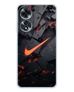 Чохол для OPPO A60 з картинкою «Nike — ефект розломів» Чохол для OPPO A60 з картинкою «Nike — ефект розломів»