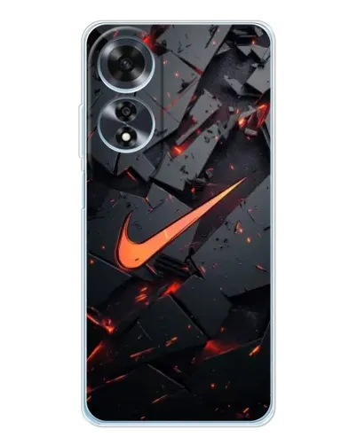 Чохол для OPPO A60 з картинкою «Nike — ефект розломів» Чохол для OPPO A60 з картинкою «Nike — ефект розломів»