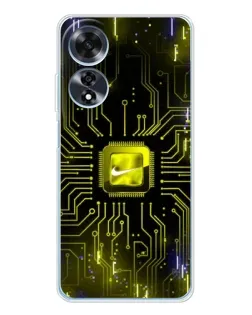 Чохол для OPPO A60 з картинкою «Nike — золота іскра» Чохол для OPPO A60 з картинкою «Nike — золота іскра»