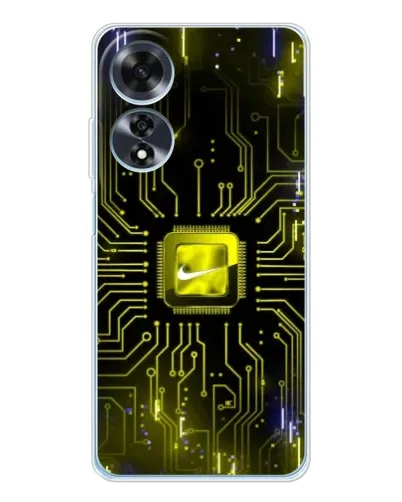 Чохол для OPPO A60 з картинкою «Nike — золота іскра» Чохол для OPPO A60 з картинкою «Nike — золота іскра»