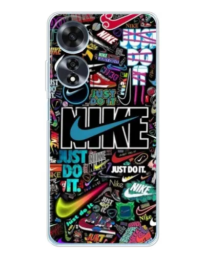 Чехол для OPPO A60 с картинкой «Яркий коллаж Nike» Чехол для OPPO A60 с картинкой «Яркий коллаж Nike»