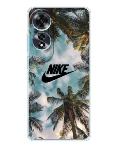 Чохол для OPPO A60 з картинкою «Тропічний принт Nike» Чохол для OPPO A60 з картинкою «Тропічний принт Nike»