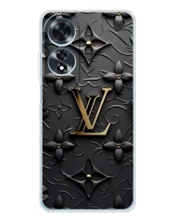 Чохол для OPPO A60 з картинкою «Шкіряна текстура LV»