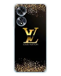 Чохол для OPPO A60 з картинкою «LV — золоті іскри»