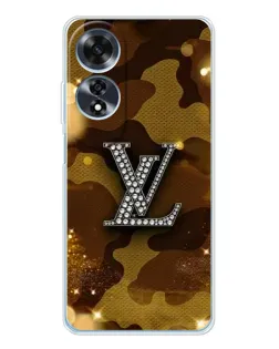 Чохол для OPPO A60 з картинкою «Камуфляжний Louis Vuitton»