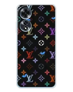 Чохол для OPPO A60 з картинкою «Кольорова монограма LV»