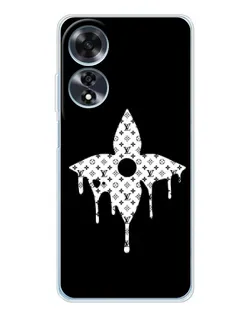 Чохол для OPPO A60 з картинкою «Квіткова монограма»