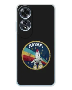 Чохол для OPPO A60 з картинкою «NASA — емблема місії» Чохол для OPPO A60 з картинкою «NASA — емблема місії»