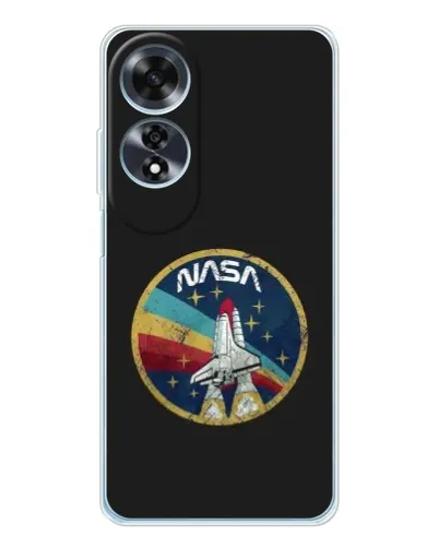 Чехол для OPPO A60 с картинкой «NASA — эмблема миссии»