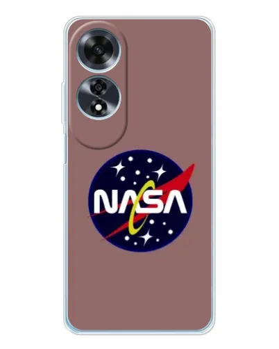 Чехол для OPPO A60 с картинкой «NASA — ретро космос»