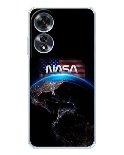 Чехол для OPPO A60 с картинкой «Земля из космоса NASA»