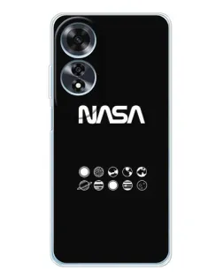 Чохол для OPPO A60 з картинкою «NASA — технічний принт»