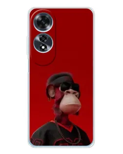 Чохол для OPPO A60 з картинкою «Bored Ape в червоному» Чохол для OPPO A60 з картинкою «Bored Ape в червоному»