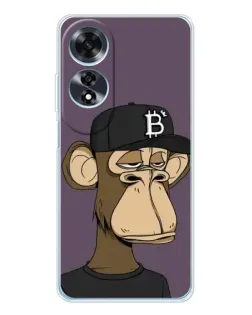 Чехол для OPPO A60 с картинкой «Bored Ape в кепке» Чехол для OPPO A60 с картинкой «Bored Ape в кепке»