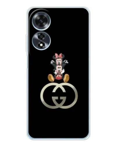 Чохол для OPPO A60 з картинкою «Мінні Маус на лого» Чохол для OPPO A60 з картинкою «Мінні Маус на лого»
