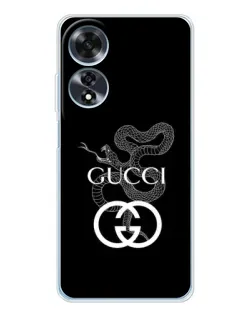 Чохол для OPPO A60 з картинкою «Gucci — срібна змія» Чохол для OPPO A60 з картинкою «Gucci — срібна змія»
