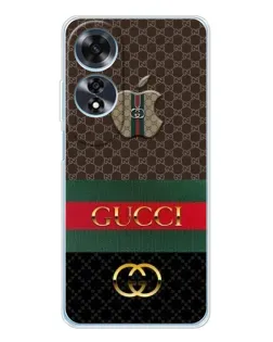 Чохол для OPPO A60 з картинкою «Gucci — брендований десерт» Чохол для OPPO A60 з картинкою «Gucci — брендований десерт»