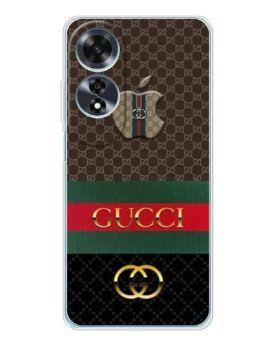 Чохол для OPPO A60 з картинкою «Gucci — брендований десерт» Чохол для OPPO A60 з картинкою «Gucci — брендований десерт»