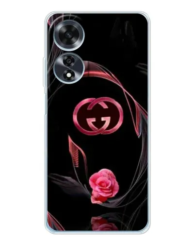 Чохол для OPPO A60 з картинкою «Gucci — неонова троянда» Чохол для OPPO A60 з картинкою «Gucci — неонова троянда»