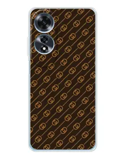 Чохол для OPPO A60 з картинкою «Gucci — золоті діагоналі» Чохол для OPPO A60 з картинкою «Gucci — золоті діагоналі»