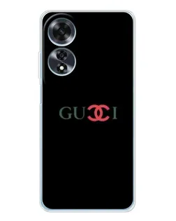 Чохол для OPPO A60 з картинкою «Gucci — червоний градієнт» Чохол для OPPO A60 з картинкою «Gucci — червоний градієнт»