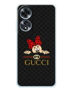 Чохол для OPPO A60 з картинкою «Мінні Маус Gucci — чорний» Чохол для OPPO A60 з картинкою «Мінні Маус Gucci — чорний»