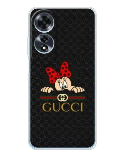 Чохол для OPPO A60 з картинкою «Мінні Маус Gucci — чорний» Чохол для OPPO A60 з картинкою «Мінні Маус Gucci — чорний»